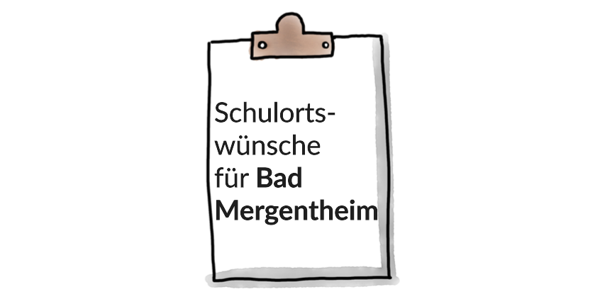Ausbildung am Standort Bad Mergentheim_Klemmbrett mit Logo