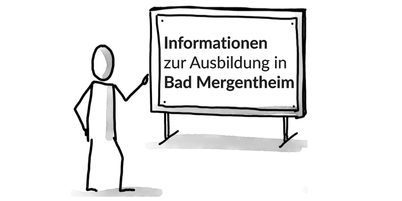 Ausbildung am Standort Bad Mergentheim_Figur neben flipchart
